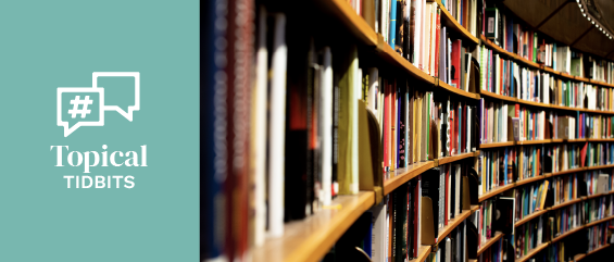 A collection of books neatly arranged in a library.