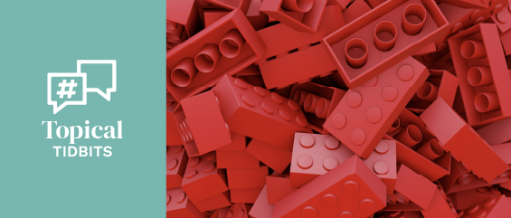 Topical Tidbits pile of red Legos
